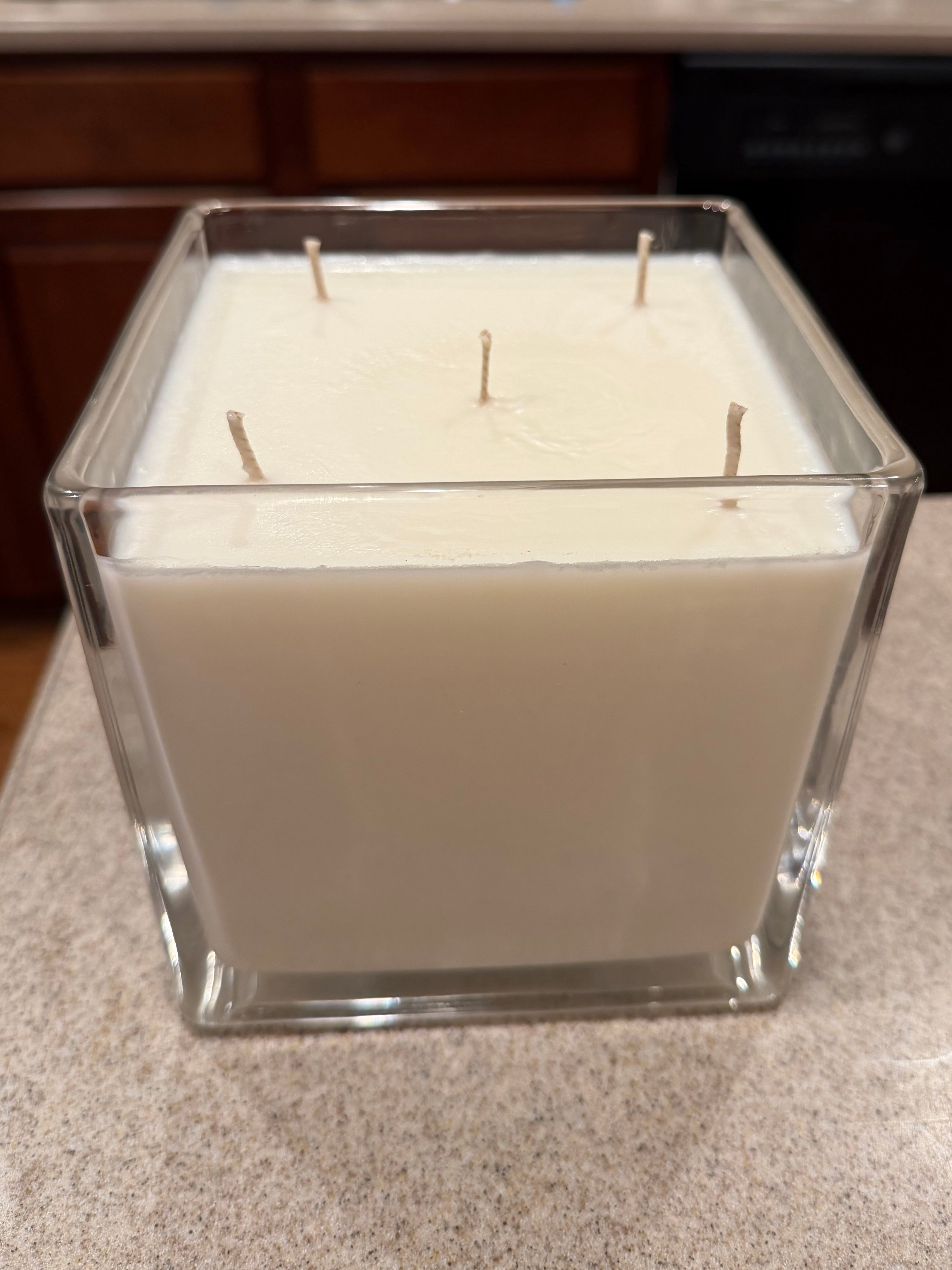 56 Ounce Square Glass Forest Calm Soy Wax Candle