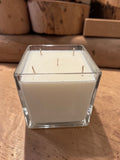 56 Ounce Square Glass Cedarwood Soy Wax Candle