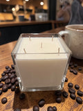 56 Ounce Square Glass Coffee house Soy Wax Candle
