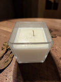 8 Ounce Square Glass Cuban Cigar Soy Wax Candle